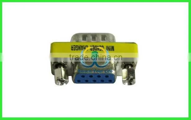 DB9 9-Pin, male To female Connector Mini Gender Changer by Atomic Market