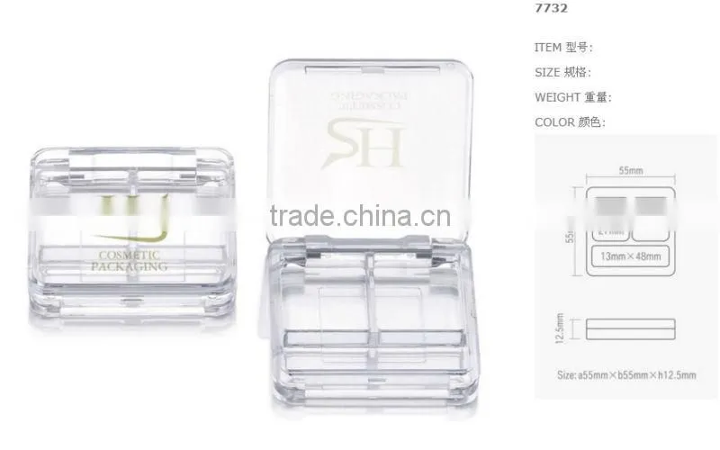 eyeshadow plastic packaging