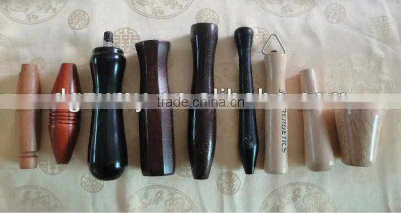 Wooden handle shovel