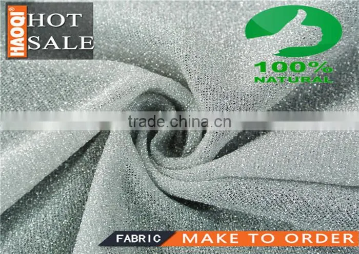 china Direct manufacturer supplier metallic yarn polyester knitting fabric business