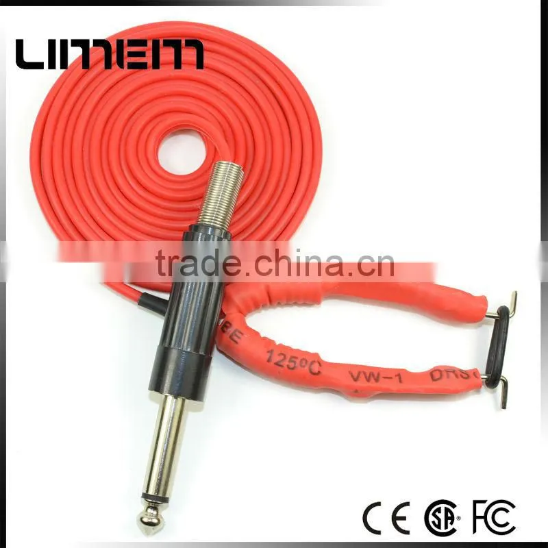New Professional bule color good quality silicone Long Clip Cord For Tattoo Machine tattoo gun