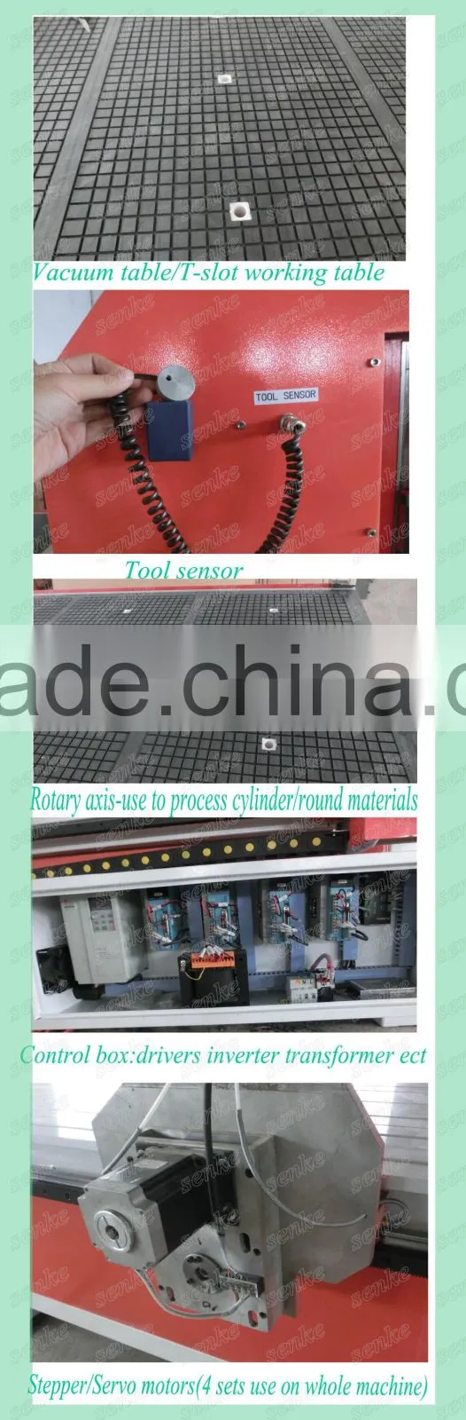 High Quality wood/foam/stone 4 axis milling machine automatic wood carving machine