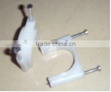 Adhesive cable clip/ wire nail cable clips