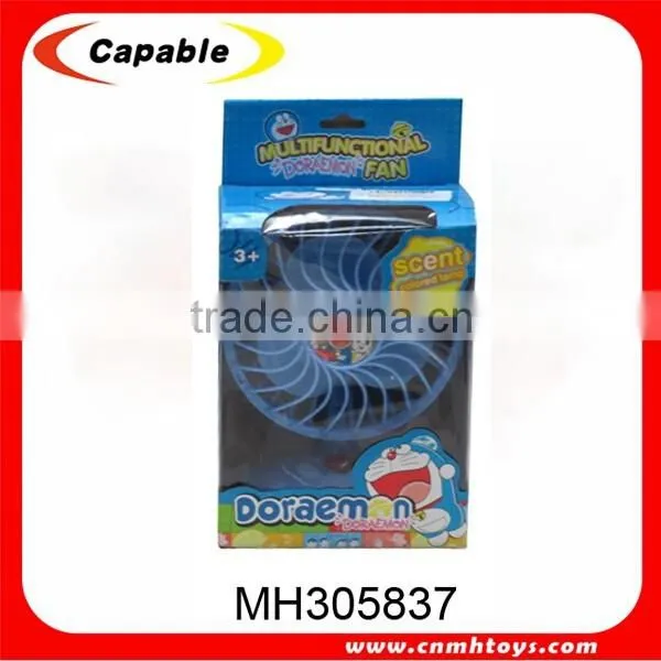 Mini plastic hand fans battery power toy fan