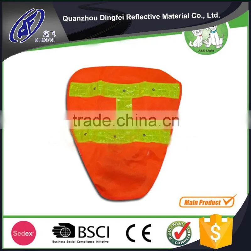 Reflective Hi Vis Flash led Light Pet Vest Pet Dog Safety Vest