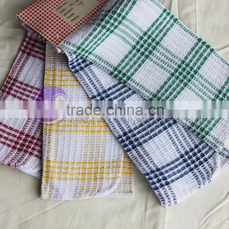 cheap wholesale 100% cotton waffle kitchen towels
