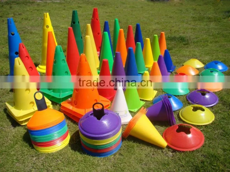 9"Plastic Marker Cone Equipment Soccer Training Dome Cones Set
