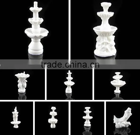 3d models famous buildings, miniature 3d model sculpture in plastic crafit, famous sculpture, architecture model, scale models,