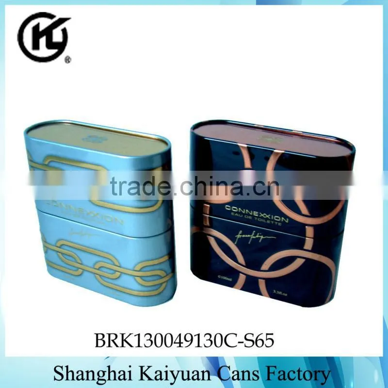 High Quality Perfume Gift Tin Can Box