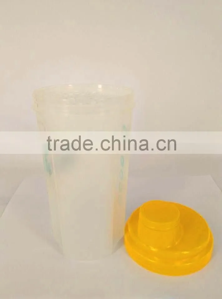 SGS Certification and 100% food grade BPA FREE shaker bottle 700ml