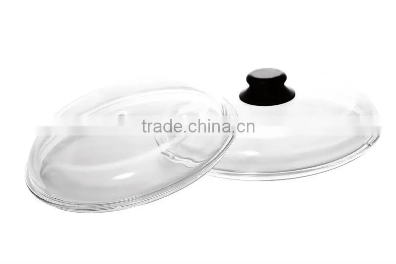 new design high dome glass lid with glass lid