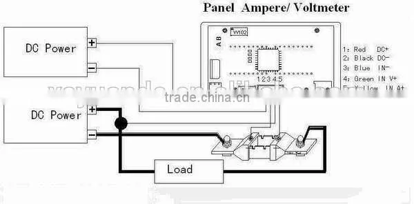 Dual LED Dual panel meter Volt Ampere meter