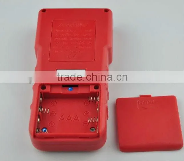 High resolution through coating ultrasonic thickness gauge meter