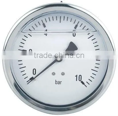 High pressure oil aseismatic gauge