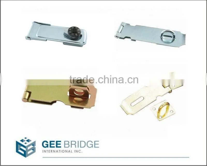 0206030 Steel Heavy Duty Straight Bar Safety Hasp