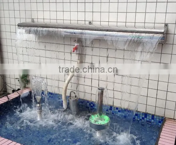 Swimming pool wall waterfall landscape artificial home decoration waterfall