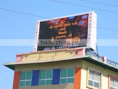 P5 waterproof LED Display Panels HD with 70mm thickness 43624 pixels