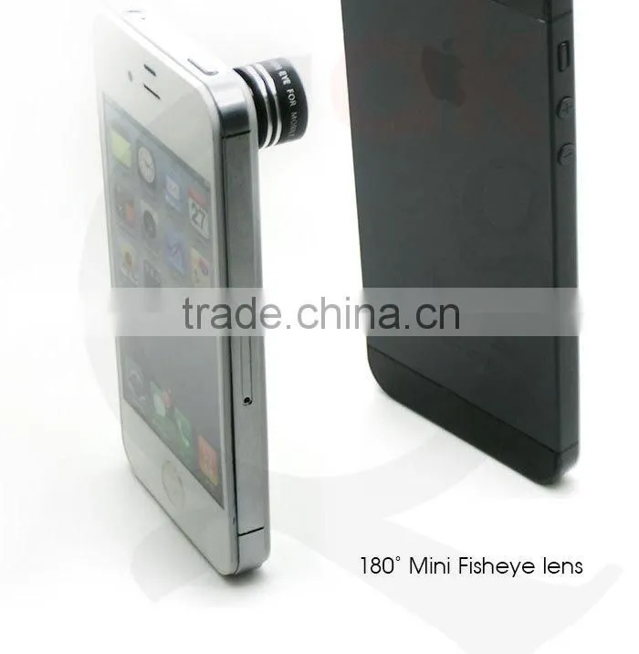 The Smallest Mini 180 Degree Fisheye Lens of The World for iPhone and Other Cellphone