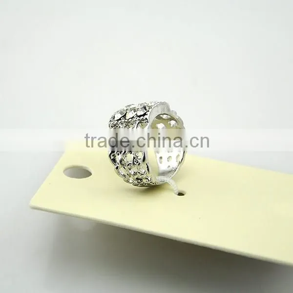 New Fashion Wedding Nail 925 Silver Diamond For Men Knuckle Ring