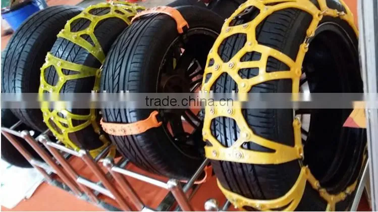 Quick mounting TPU Rubber snow chain for passenger car