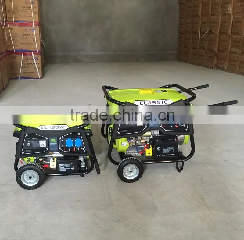 BISON(CHINA) Copper Wire Three Phase 3kw Gas Generator
