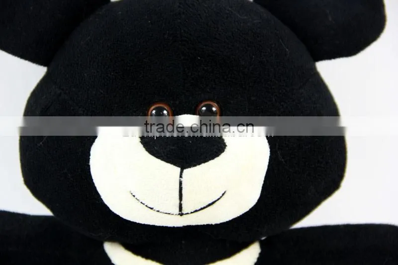 Luckiplus Hot Sale First Class Adorable Black Bear Safe Technology Toy For Kids