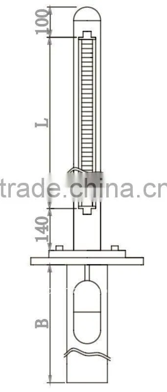 water, oil Level switch magnetic flapper