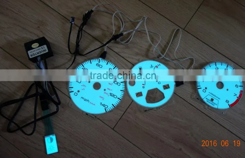 Superior quality EL auto Meter / EL glow car Meter / EL glow auto Meter