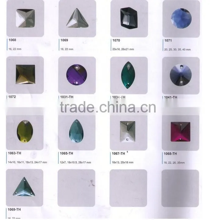 sew on flatback teardrop shape crystal ab color strass rhinestones, can be with or without holes glue on for clothes