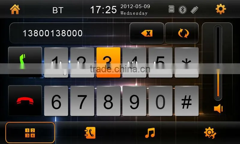 Direct Factory BT with Phonebook IPOD camry 2012 car stereo