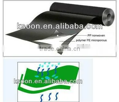 Waterproofing breathable membrane building materials 100g /m2