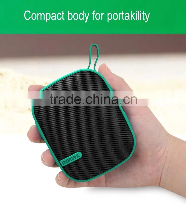 Remax X2 Portable Bluetooth Speaker With FM Radio Mic Hands Free Function