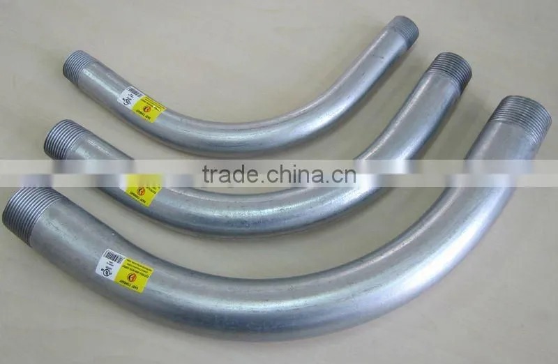 hot dip galvanized ul rigid elbow