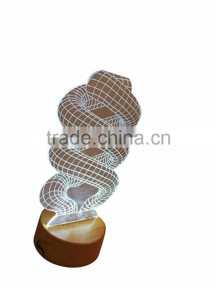 3D Night Light LED Lamp For Kids Bedroom decoration