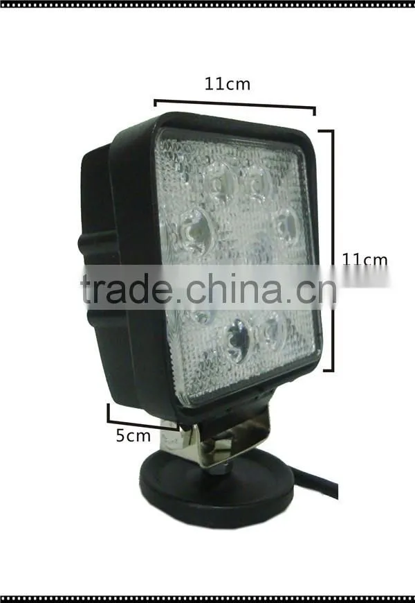 EPISTAR 24W SQUAR WORK LIGHT LED IP67 SUPER BIRGHTNESS SPOT FLOOD BEAM FOR OFF ROAD SUV, 4WD, ALL VEHICLE
