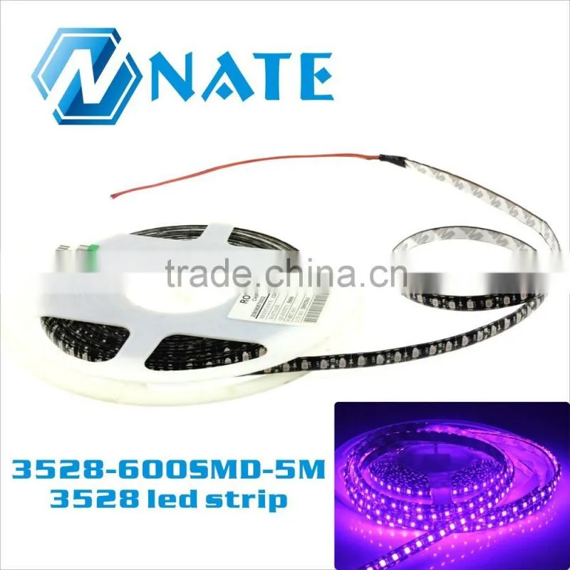 2016 hot 12v led light 3528 smd led 5M 600 soft flexible strip lighting led