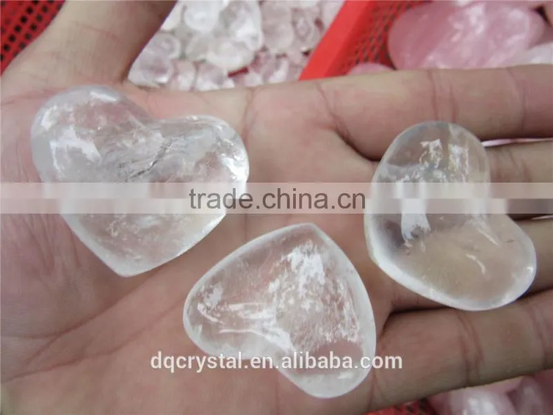 Beautiful natural crystal heart for wedding decoration