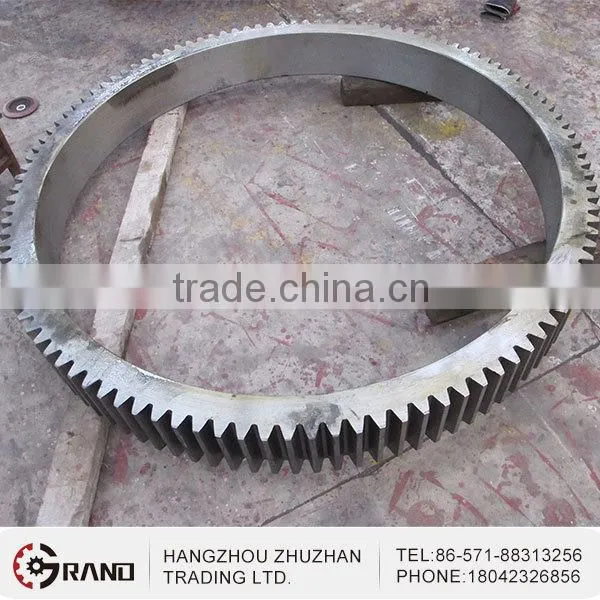 OEM sand casting industrial flywheel ring gear