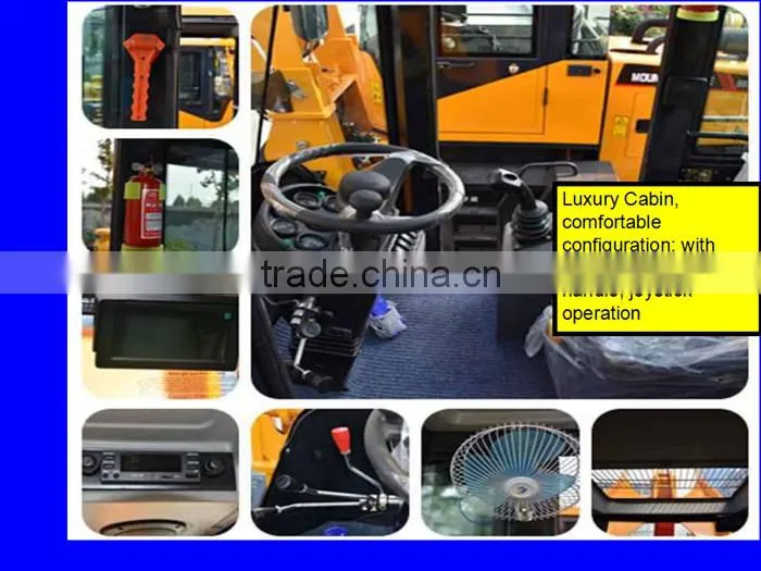 ZL20 high quality 1.5 ton mini wheel loader with lasted price list
