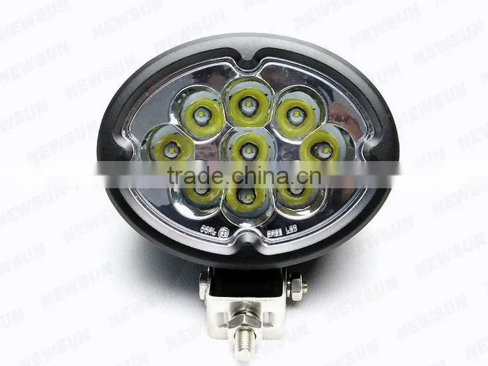 C ree 27w led tractor work light,led handheld light super bright farming,truck,excavator 27w working led light