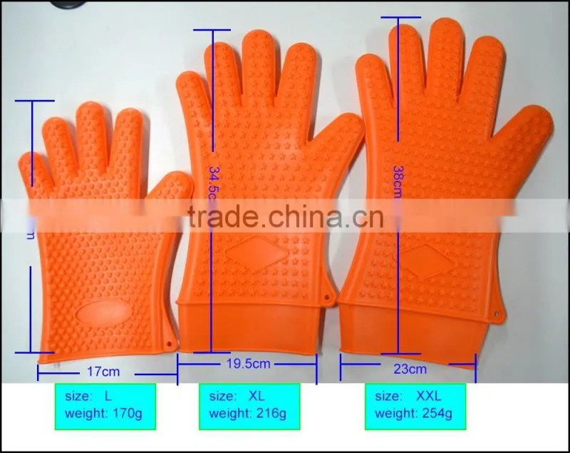Best Quality Heat Resistant Silicone Kitchen Glove for Cooking