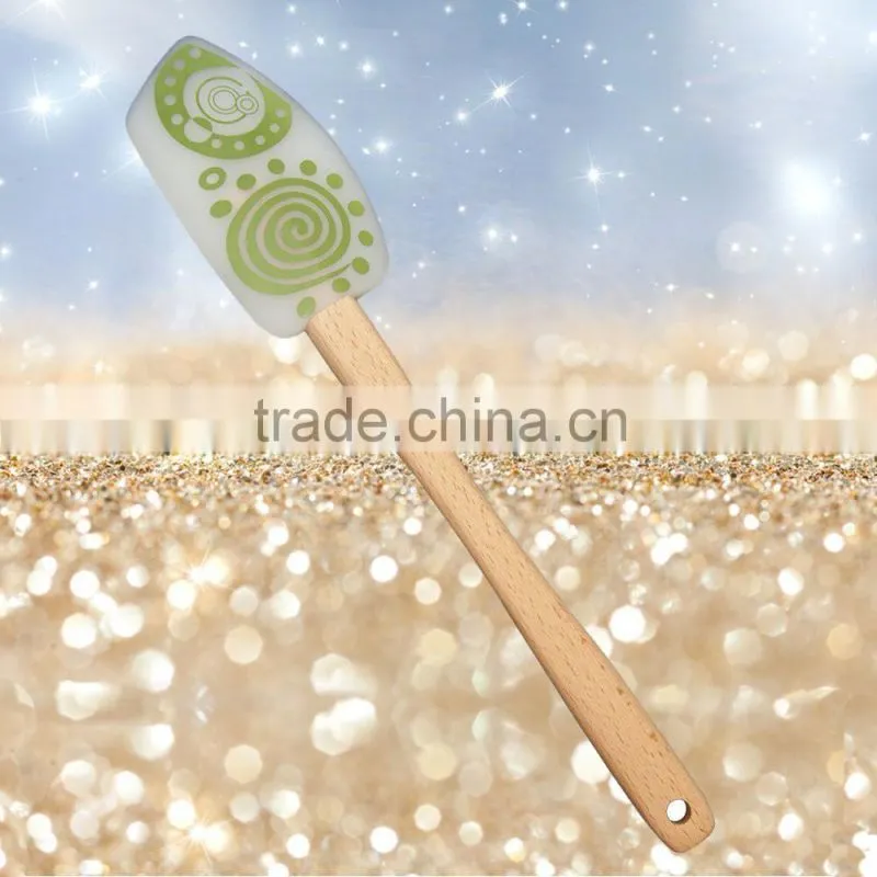BPA Free Baking & Pastry Tools Silicone Spatula, Long Handle Set Spatula