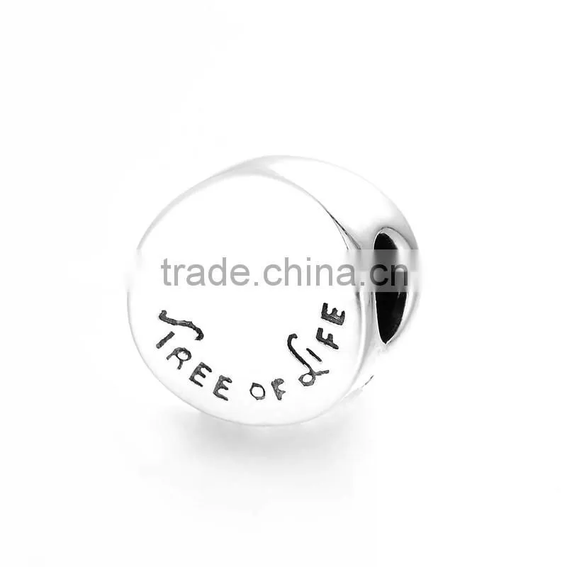 Tree Of Lilfe Bead Jewelry Design 925 Silver Charm Beads Bracelet