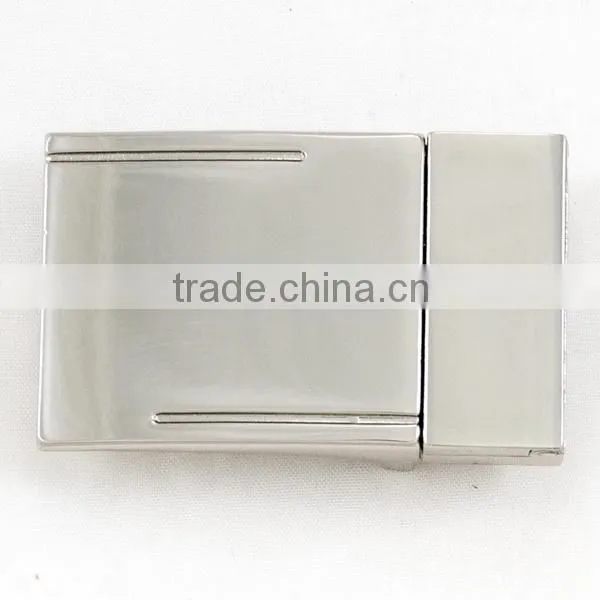 Original 30mm alloy nickel plating civil bridle plate buckle