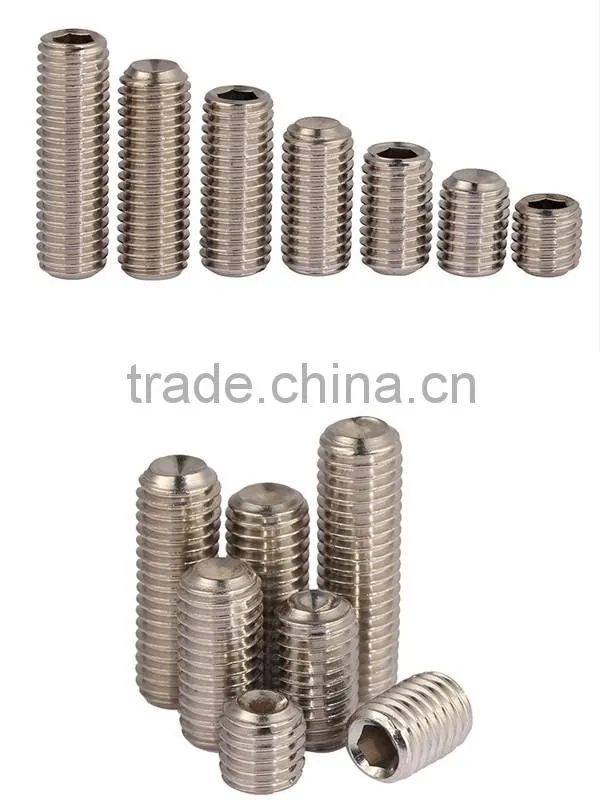 DIN 916 SET SCREW STAINLESS STEEL 316