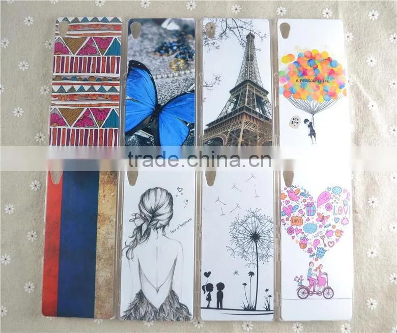 High Quality 3D Color Printing Protective PC /TPU Phone Case for Sony M4