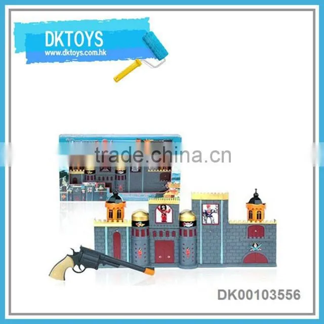 BO infrared toy gun with castle BO shooting game