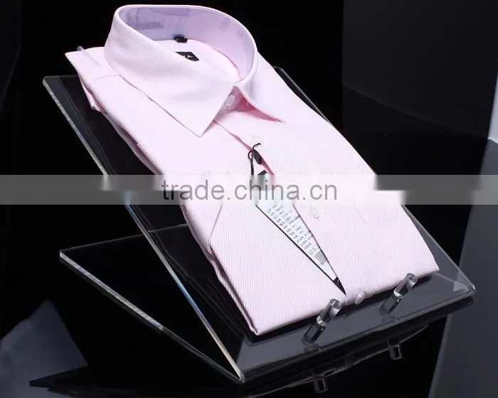 Manufacture acrylic T-shirt holder acrylic t-shirt display case