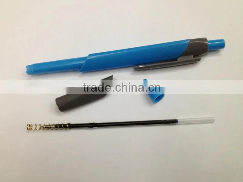 cheap triangle ball pen, colorful barrel, manufacturer