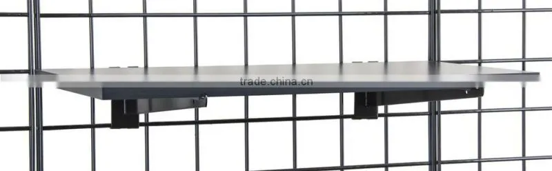 Gridwall Shelf Bracket,Metal Gridwall Faceout Hook,Glass Bracket
